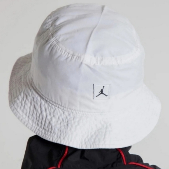 NWT Nike Air Jordan Jumpman Woven Unisex Bucket Hat Cap Size S/M DC3687-100 - Picture 3 of 8